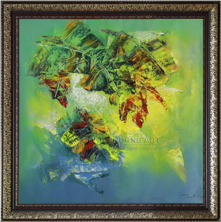 Tranh sơn dầu Trương Minh Dự “Hương quê”
