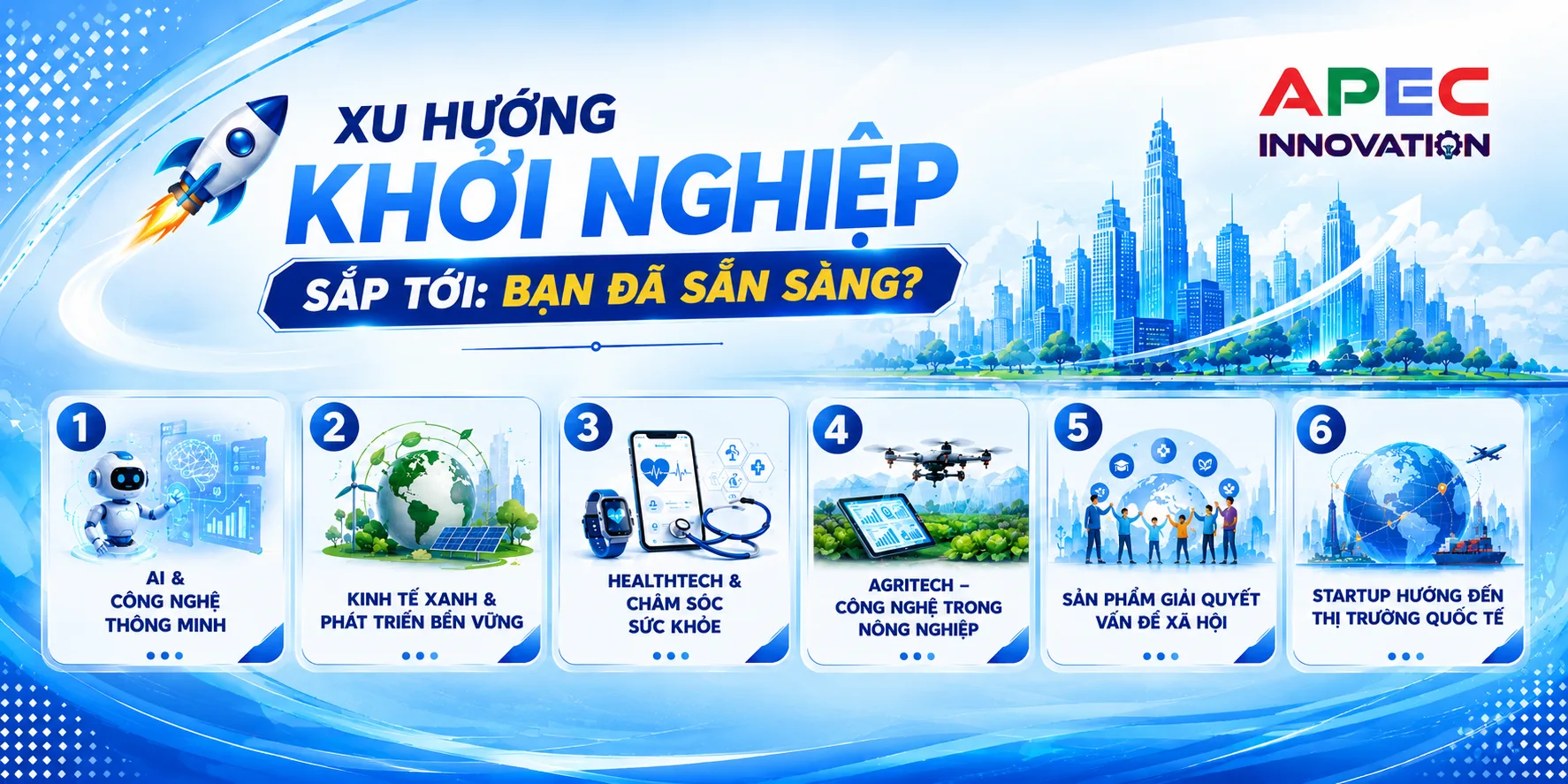 XU HƯỚNG KHỞI NGHIỆP SẮP TỚI: BẠN ĐÃ SẴN SÀNG?