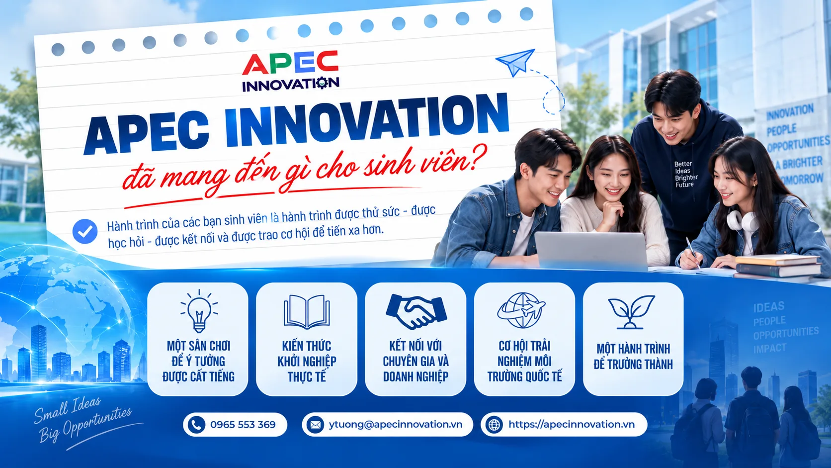 APEC INNOVATION ĐÃ MANG ĐẾN GÌ CHO SINH VIÊN?